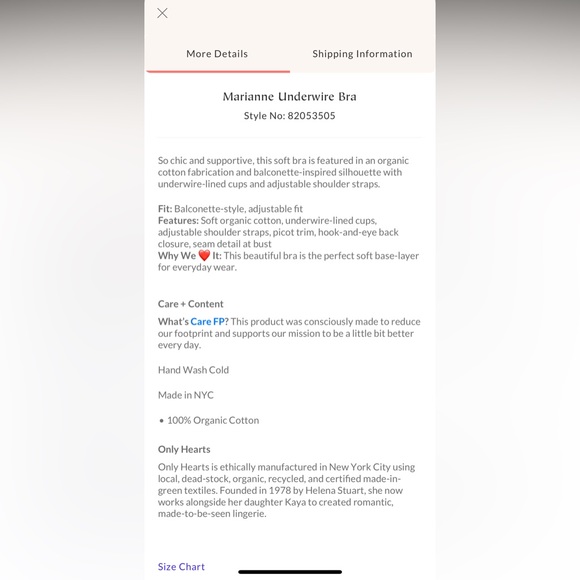 *New With Tags* FREE PEOPLE - Marianne Underwire Bra - Picture 6 of 6